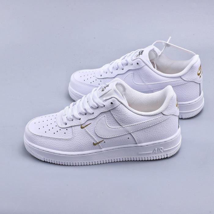 Basket Nike Air Force 1'07 Homme et Femme Baskets Air Force Blanches Blanche  - Cdiscount Chaussures