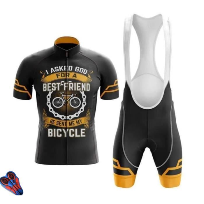 maillot cyclisme à manches courtes homme impression