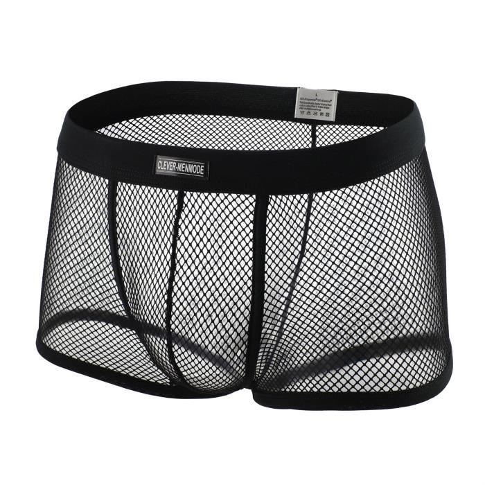Shorty transparent homme clearance