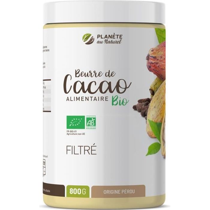 Beurre de Cacao Bio Alimentaire 800 g - Cdiscount Maison
