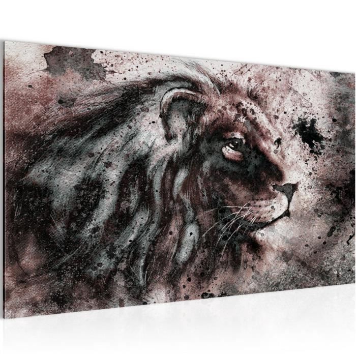 Runa Art Graffiti Lion Tableau Murale Impression Sur Toile