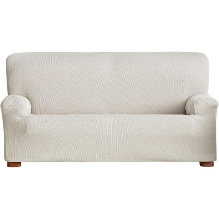 Ulises Élastique Housse De Canapé 3 Places Couleur 00-Écru, Polyester