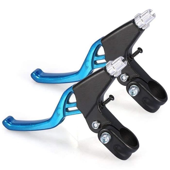Noir Levier de frein VTT Vélo BMX/VTT Poignée Main V Barre de levier de frein Paire Noir Levier de frein VTT Vélo BMX/VTT Poignée Main V Barre de levier de frein Paire
