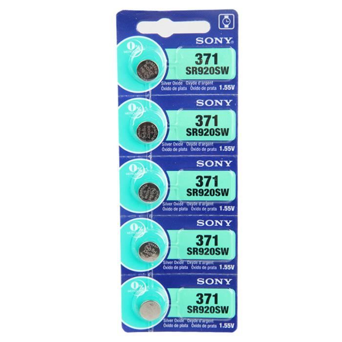 Sony SR920SW 1.55V 0% Mercury Silver Oxide Battery (5pcs per pack ...