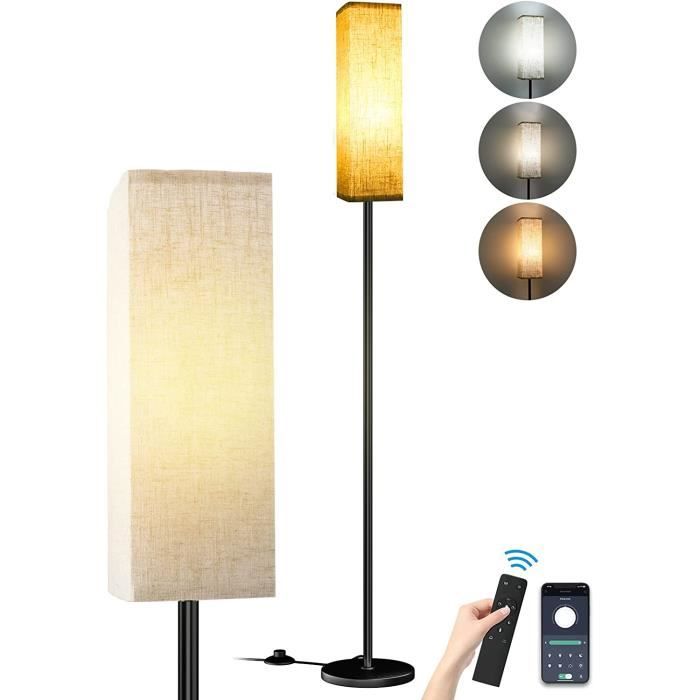 Lampadaire à 3 lumières, lampes de table hautes modernes avec