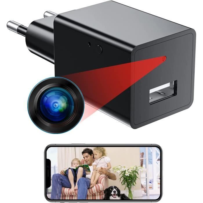 CAMERA ESPION Lentille wifi mini caméra A9 caméra de sécurité Surveillance  sans fil HD 1080P Vision nocturne pour voiture Home Bur - Cdiscount  Appareil Photo