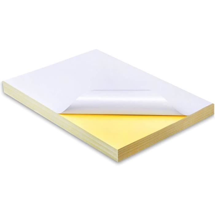 A4 Doré Brillant 297 X 210 Mm 10 Plaque Lot De 10 X Autocollant En