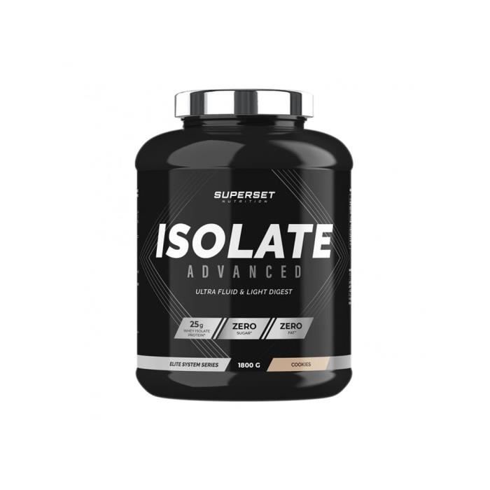 ZERO ISOLATE ADVANCED (1,8kg)| Whey Isolate|Cookies|Superset Nutrition Cookies