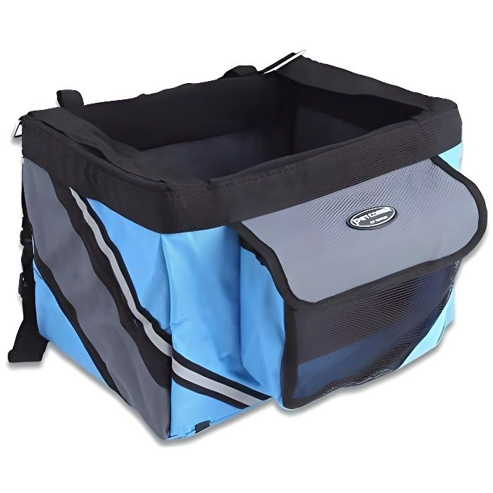 Meilleurs prix pour Panier avant de vélo pour petits chien chat,Transporteur animaux de compagnie vélo guidon sac de transport Voyage Bleu