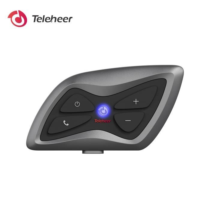 Interphone Bluetooth Moto-T6 plus interphone casque Bluetooth moto 1500M, prise en charge du protocole Bluetooth A2DP, AVRCP, HS/HF