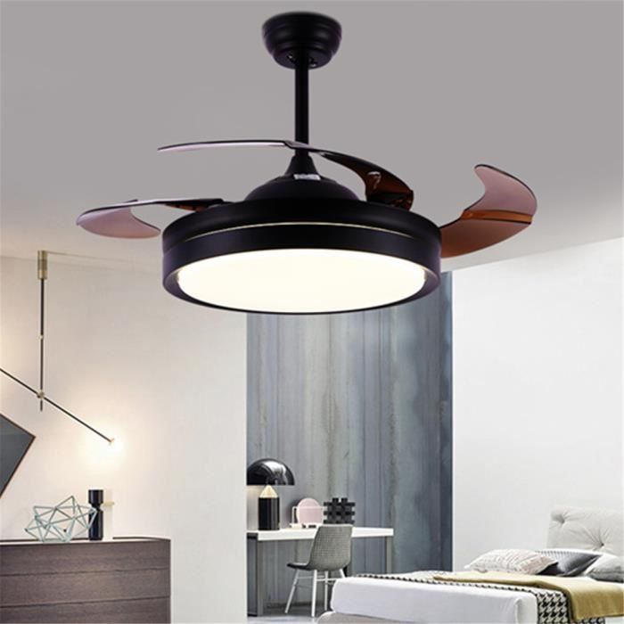 Ventilateur De Plafond Moderne à Intensité Variable Avec Ventilateur