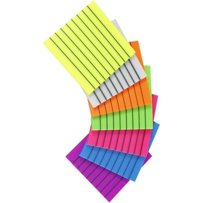 YDHfdc 9 Pièces To Do List Notes 450 Bloc Notes Autocollants Colorés
