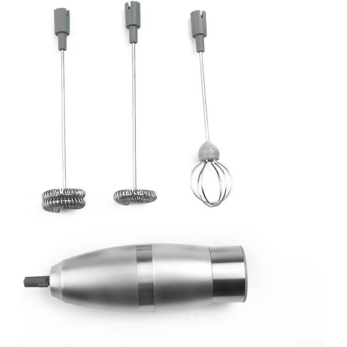 Fouet mélangeur électrique à main, batteur à œufs portable rechargeable, aide de cuisine portable pour œufs, crème milkshake, gâteau, pâtisserie, cuisine (blanc