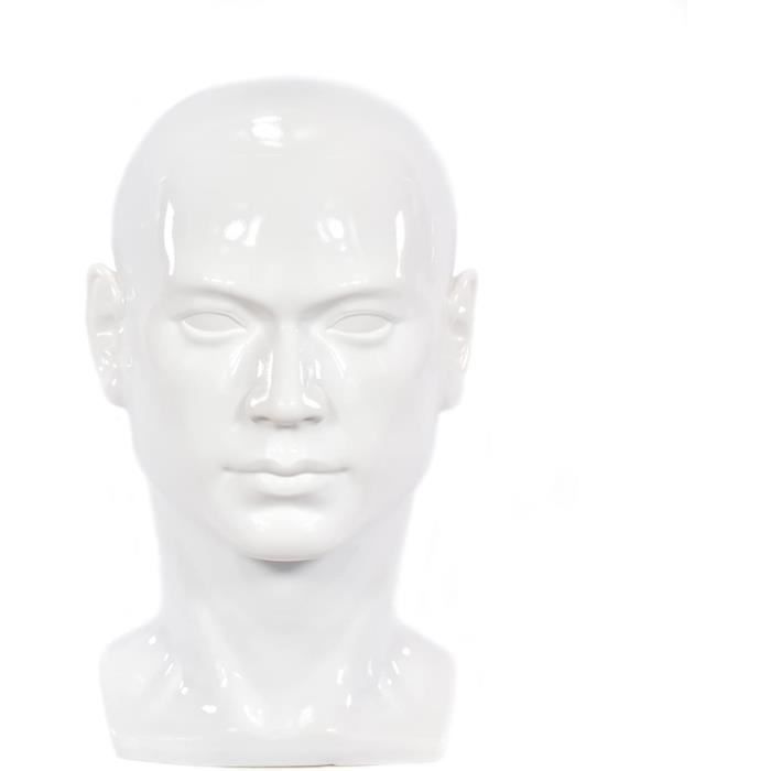 Tête De Mannequin MIAOMANZI - 30 Cm Avec Perruque - Pour Chapeaux, Lunettes, Présentation