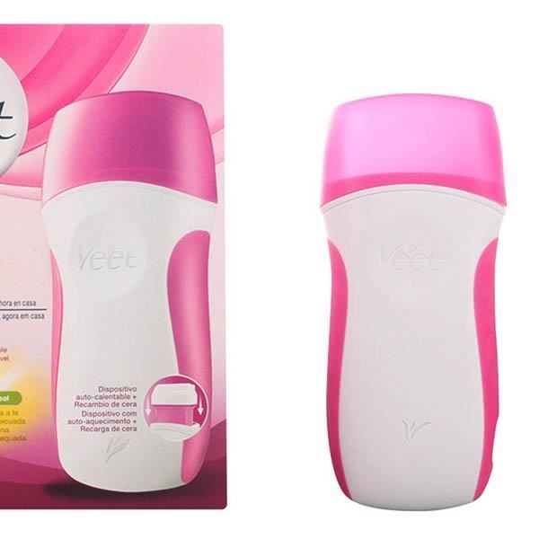 Kit dépilation - VEET - EASY WAX - Roll-on électrique - Cire chaude - Sans bande - Femme