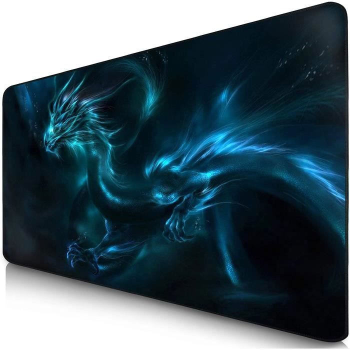 Tapis de Gaming YIKXIULF 900 x 400 mm Antidérapant Ultra Lisse Lavable - vue 3