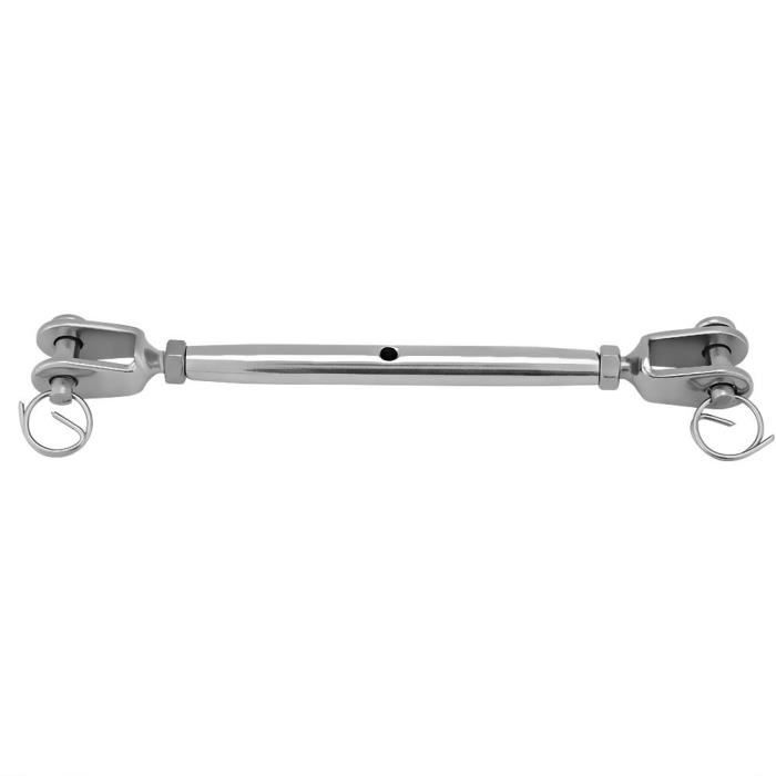Tendeur Gréement Acier Inoxydable 304 - Mâchoire Fermée M5 à M12 - Pour Bateau, Navigation, Usage Industriel