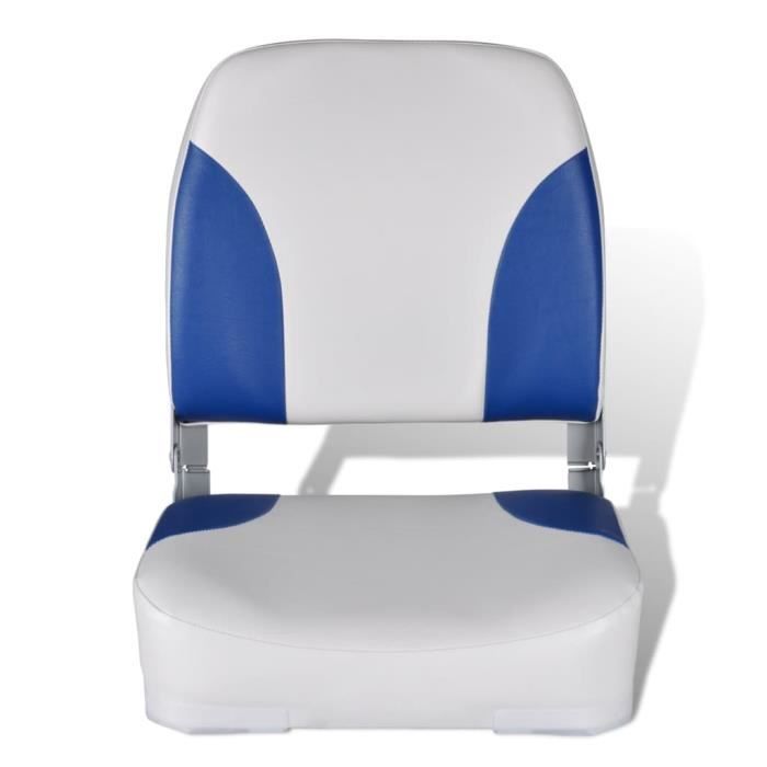 DXBK Siège pour bateau avec dossier haut pliable 39x43x58 cm 4012133 - Jardin