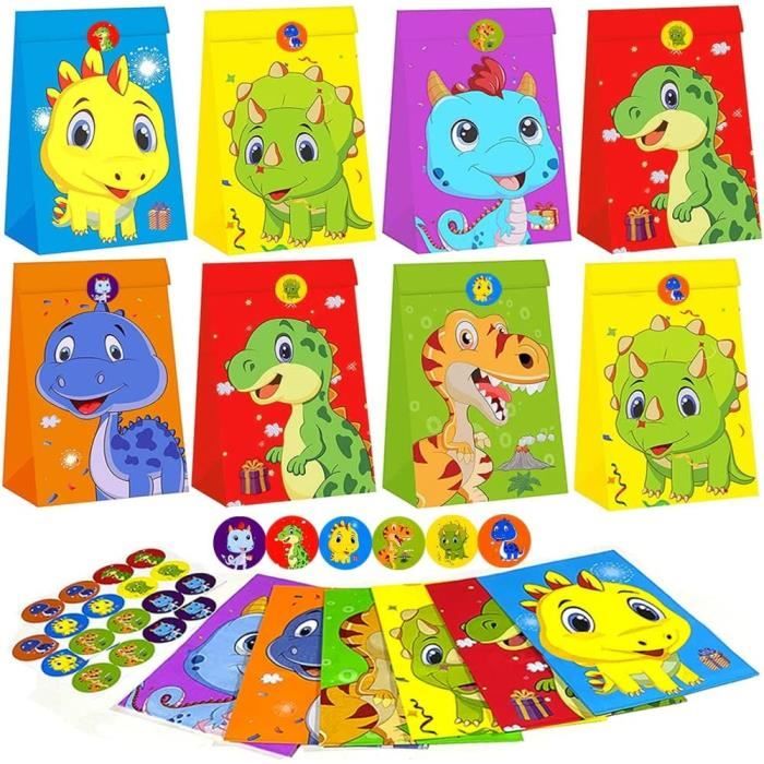 24Pcs Sac Cadeau Anniversaire Enfant, Bonbon Sachet Anniversaire