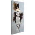 Tableau Décoration Murale Femme 40x120 cm Impression sur Toile pour Salon Maison Vintage-1