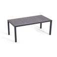 Table de jardin - Aluminium - Oviala - Gris-1