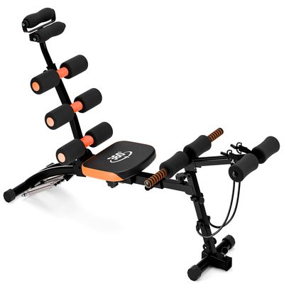 Ensemble Haltères Et Banc Multifonction Hop-Sport HS-1075 - Charges 75-173 Kg, Poulie Haute, Papillon, Pupitre Biceps, Disques 31 Mm - Barres Chromées