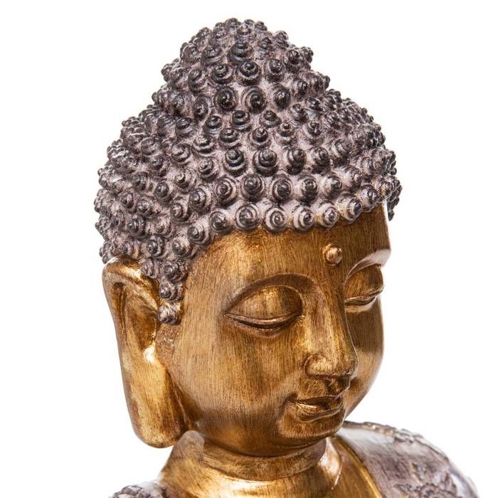 Bouddha assis Lee H.37cm résine - Cdiscount Maison