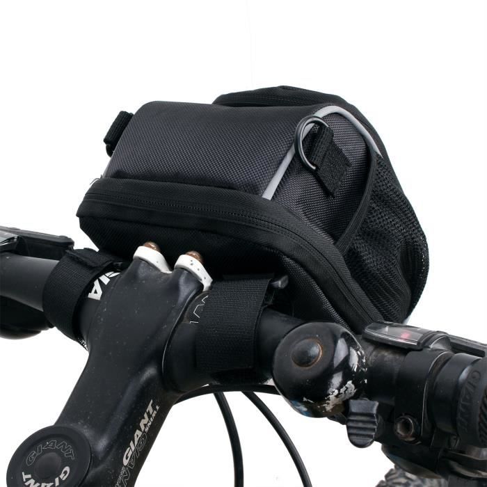 Sacoche Guidon Vélo UBORSE 2,3L - Imperméable, Multifonction, Pour VTT Et Ville