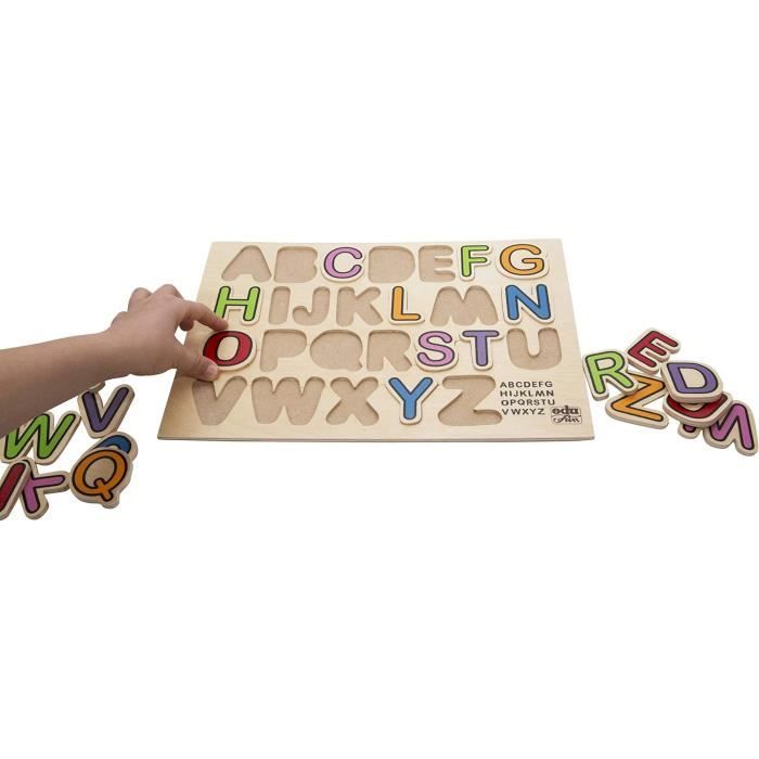 Edufun EF 21035 - Les Pétales - Jeu En Bois Éducatif Motricité Fine & Logique Dès 3 Ans