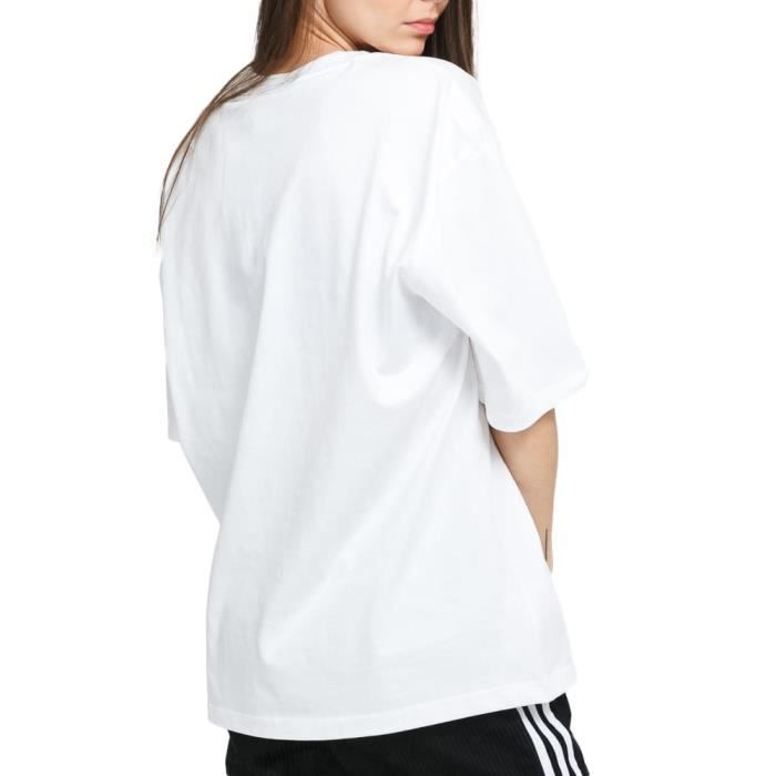 Tee shirt store blanc adidas femme