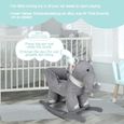 Animal à Bascule Éléphant Infantastic avec Effets Sonores et Ceinture pour Enfants de 10 Mois à 3 Ans-2