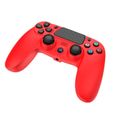 Manette PS4 Bluetooth Rouge pour PLAYSTATION SONY Manette BT Rouge 3.5 JACK + Casque Gamer Blanc PS4-PS5-2
