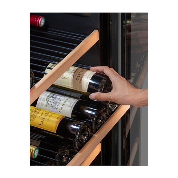 Cave à Vin Klarstein CellarMax 155 Bouteilles 313L - Porte Métallique Tactile - Classe E