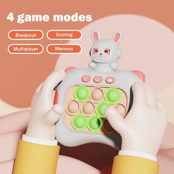 Lesipee Quick Push Game, Fidget Toys Pro, Electronic Pop, Portable Game, Quick Game Controller, Anti-Stress Toy, Birthday Gift for Boys, Girls, Kids