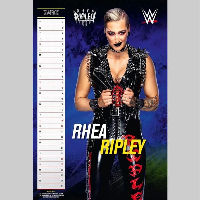 Calendrier WWE 2025 : Préparez-vous à l'Action et aux Chocs Épiques !