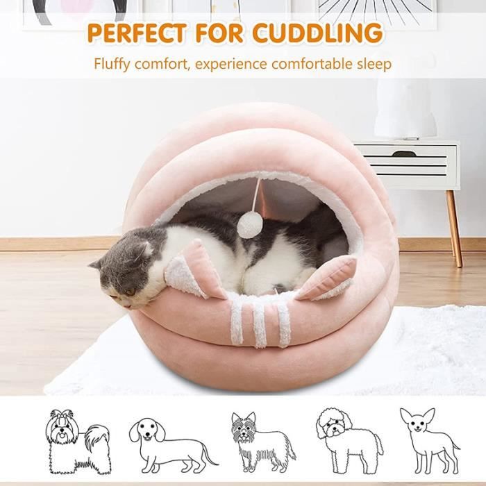 Niche Pour Chat - Niche Chaude Lavable Avec Coussin Amovible | Abri D