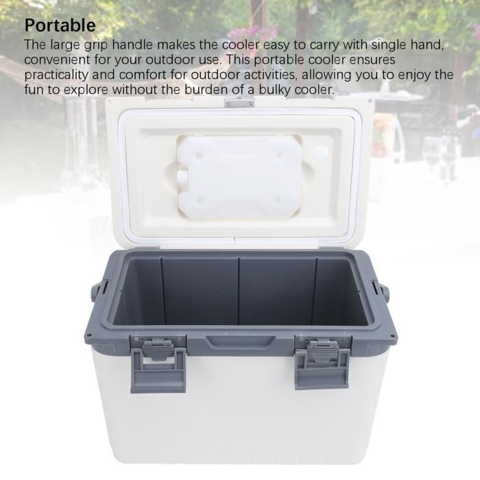 AAOBOSI Glacière Électrique 15L 12V/24V - Réfrigérateur Voiture à Compresseur, Portable Pour Camping Et Voyage