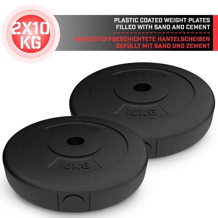 Plaques Musculation 5kg 10kg Set De Disques De Poids En Fonte - 5kg Et 10kg, Trou Central 31mm, Pour Barre De Musculation, Home Gym Disques Poids Fonte 5kg 10kg