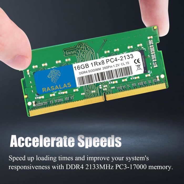 Barrette RAM DDR2 PC2-5300 Pour Portable – 667 MHz – 1Go, 2Go, 4Go, 8Go Ou 16Go – Non-ECC