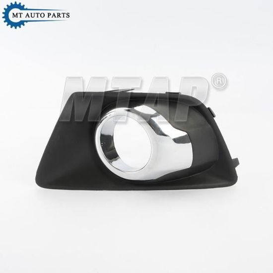 OMDHATU Couvercle Phare Antibrouillard Pour F&ord Pour Fiesta 2008 2009 2010 2011 2012 Grilles Course Pare-choc Avant Cadre Protection Lunette Couverture Phare Antibrouillard Voiture