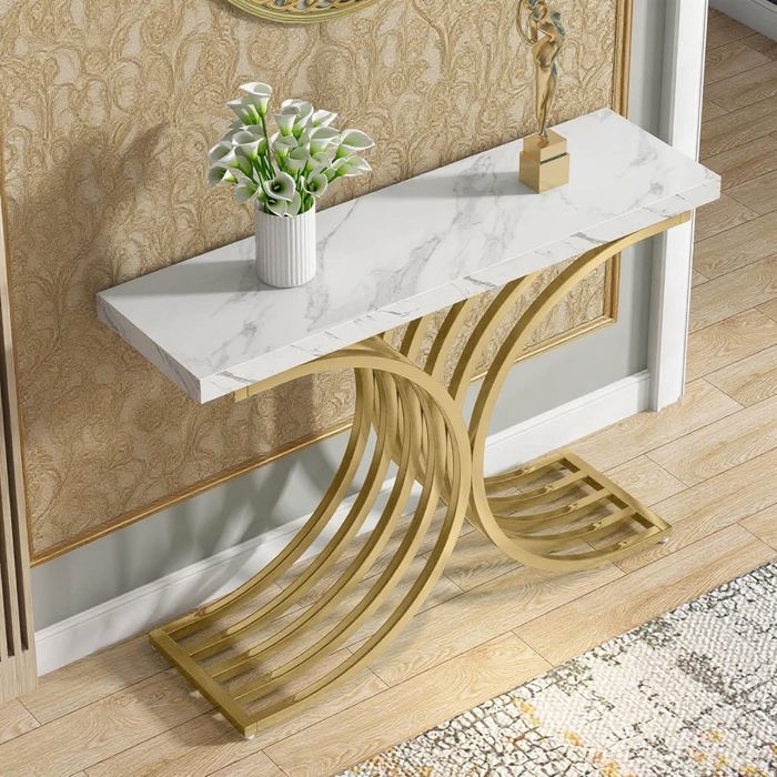 Console Entrée SoBuy FSB54-HG Table Console, Bout De Canapé, Buffet, Table D'Appoint Avec 2 Tiroirs, Effet Console Avec Tiroir Console Entrée SoBuy FSB54-HG Table Console, Bout De Canapé, Buffet, Table D'Appoint Avec 2 Tiroirs, Effet Console Avec Tiroir