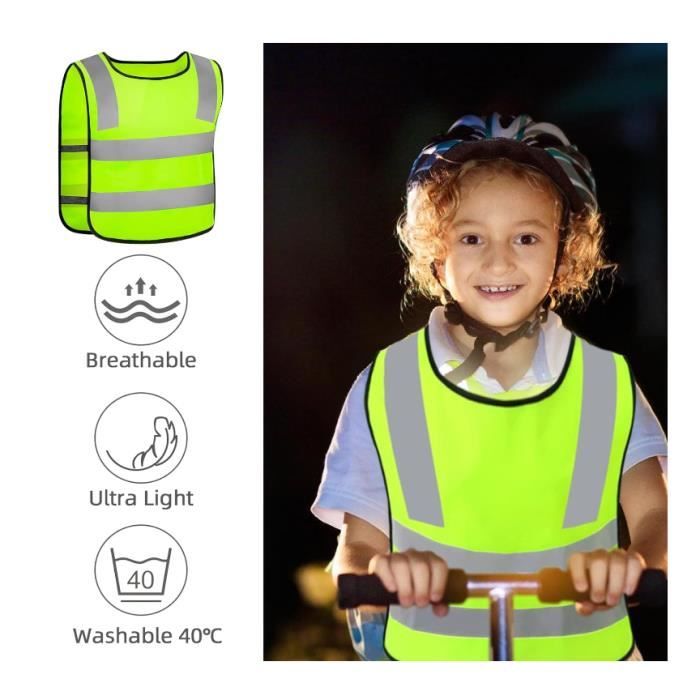 AVANA Gilet De Sécurité Pour Enfants (3-12 Ans) Gilet De