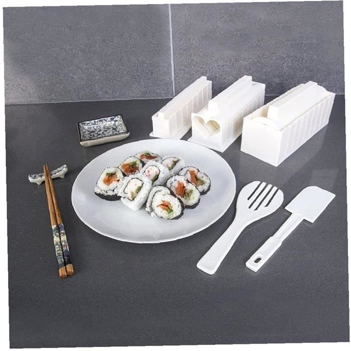 Sushi Maker Kit 10 Pièces Moules à Sushi - Cdiscount Maison