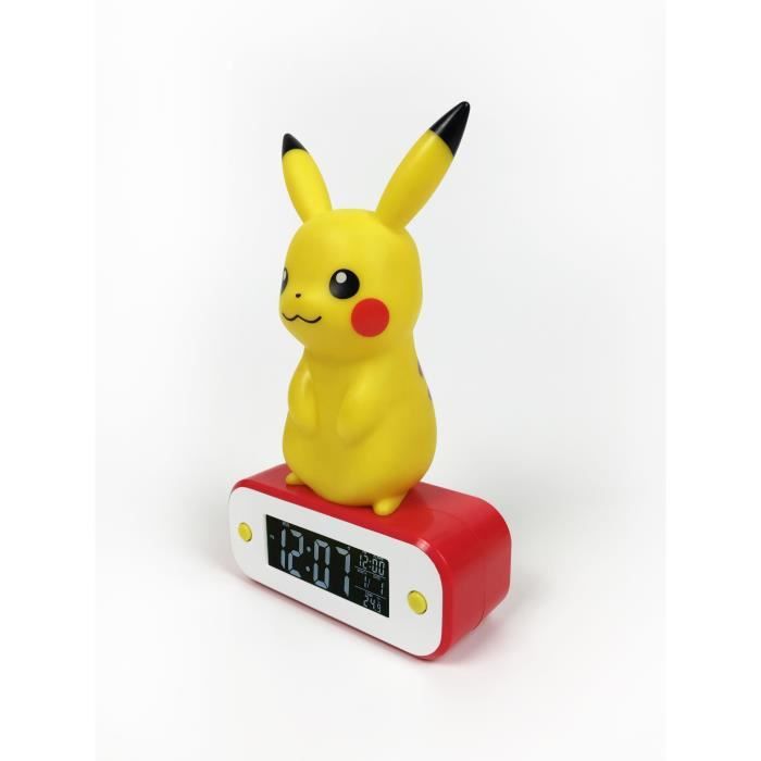 TEKNOFUN Pikachu Figurine Lumineuse Pokemon Horloge réveil 811375 TEKNOFUN Pikachu Figurine Lumineuse Pokemon Horloge réveil 811375