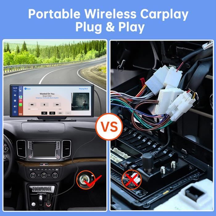 Autoradio écran Carplay Clio 4 (Carplay sans fil intégré) - Équipement auto