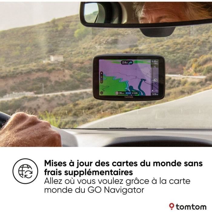TomTom GPS Voiture GO Discover, 5 Pouces, Info Trafic, Alertes de Zones de  Danger, Cartes Monde, Mise à Jour Rapide Via WiFi, Parkin - Cdiscount Auto