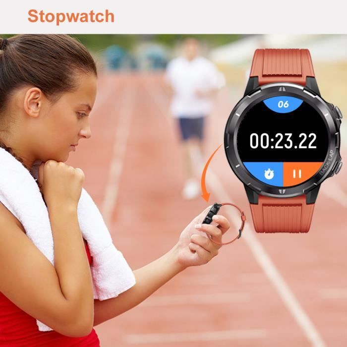 YAMAY Montre connectée Femmes Homme Smartwatch IP68 étanche