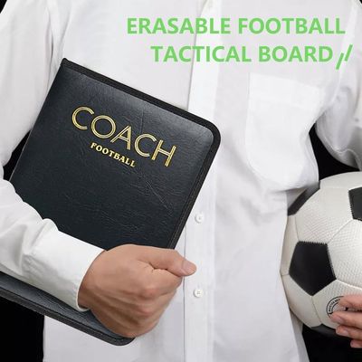 Tableau Tactique De Football Magnétique – Dimensions 33 X 50 Cm Déplié – Portable, Pliable – Avec Marqueurs, Gomme – Pour Entraîneurs, Coaches, Fans - 2