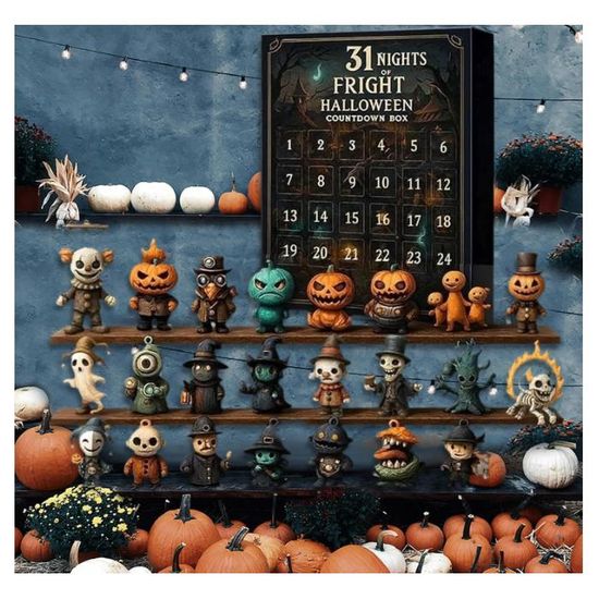 Calendrier De L’Avent Halloween 2025 – 31 Jours De Surprises Avec Poupées Effrayantes à Collectionner