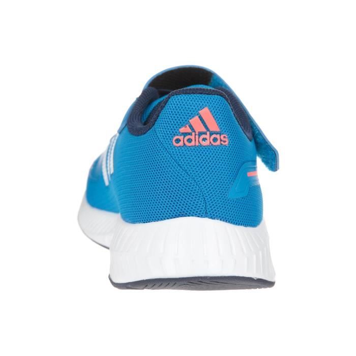 Adidas falcon blanc sale et bleu marine
